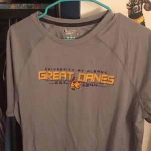 UAlbany dri fit athletic tee